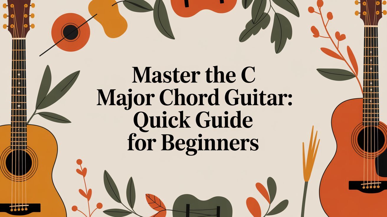 C Major Chord Guitar
