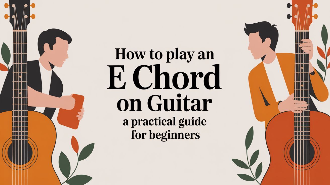 How To Play An E Chord On Guitar