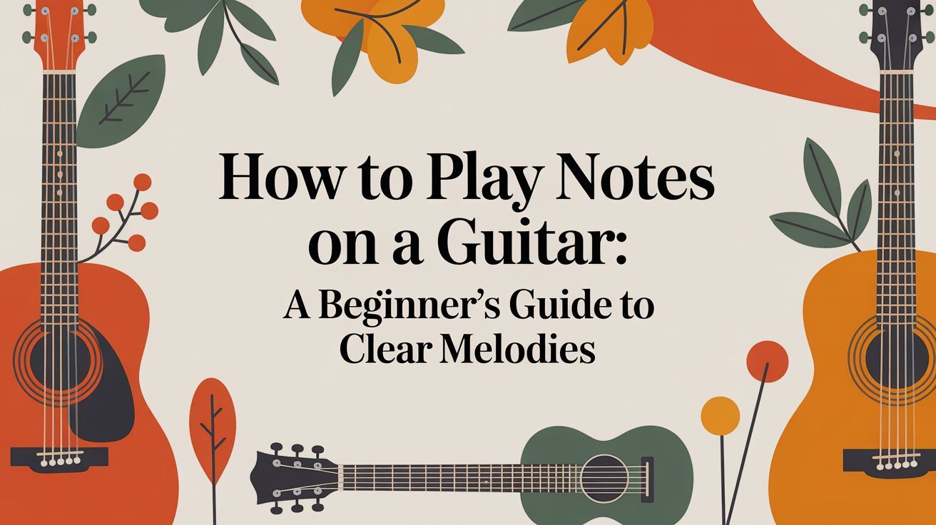 How To Play Notes On A Guitar