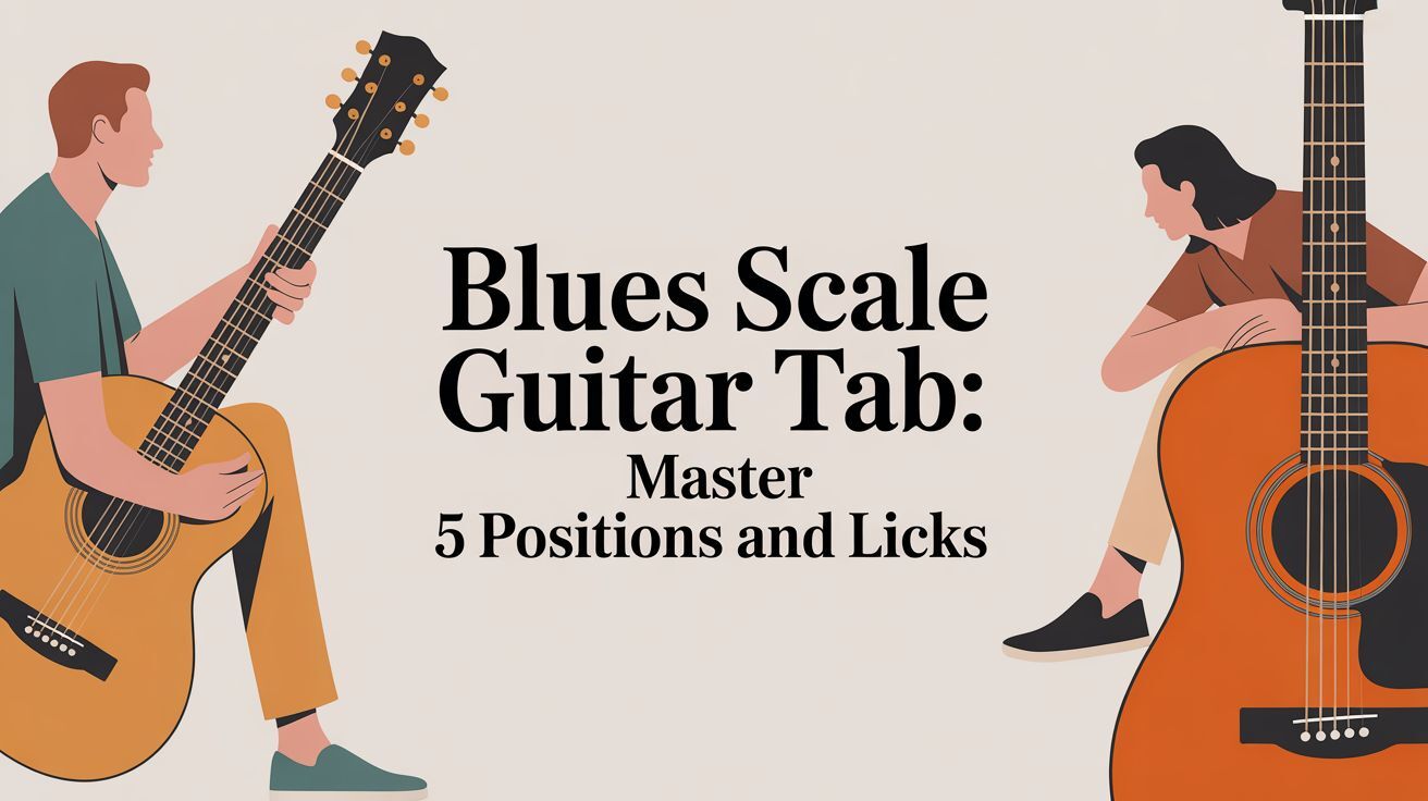 blues scale guitar tab