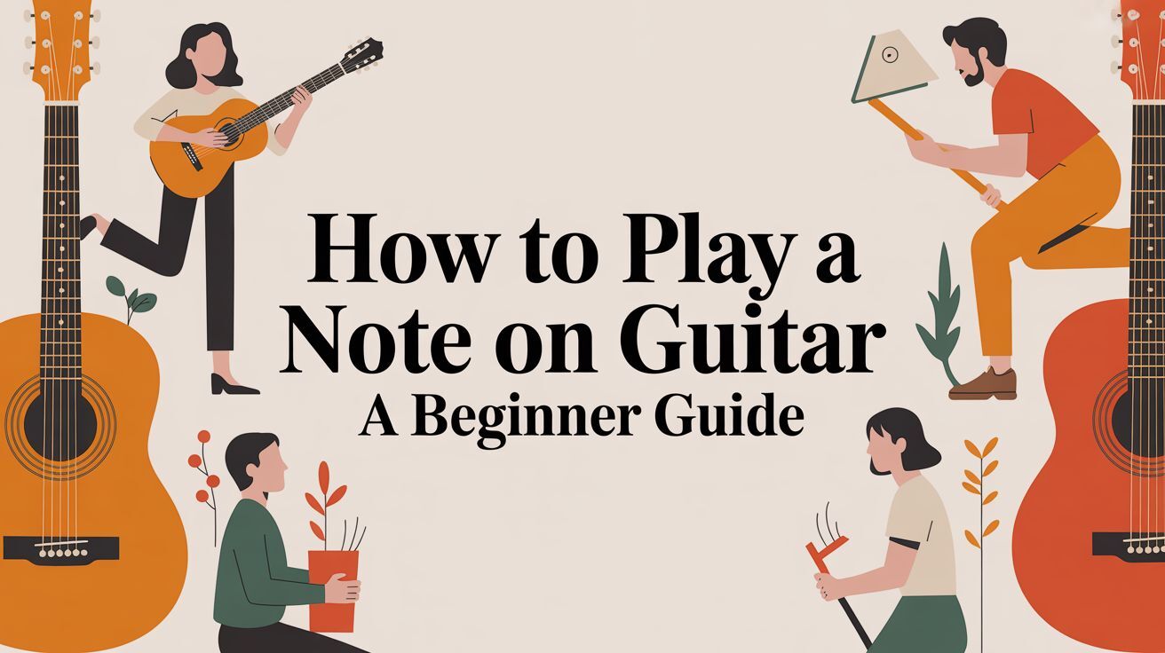 How to Play a Note on Guitar